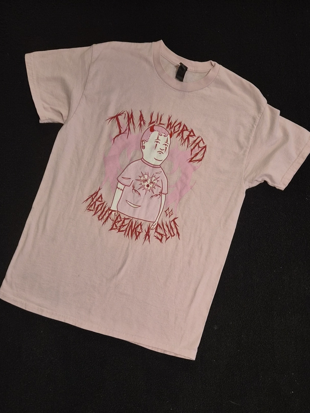 💕Pink King Of The Hill Graphic Tee